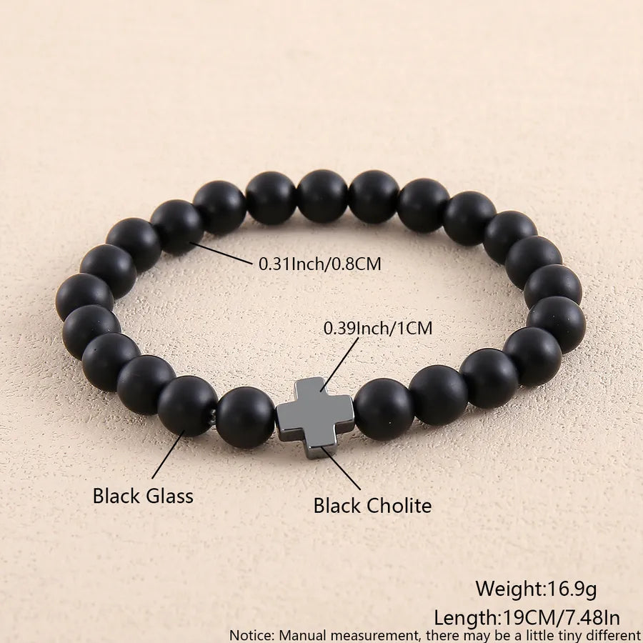 Casual Commute Cross natural stone Wholesale Bracelets