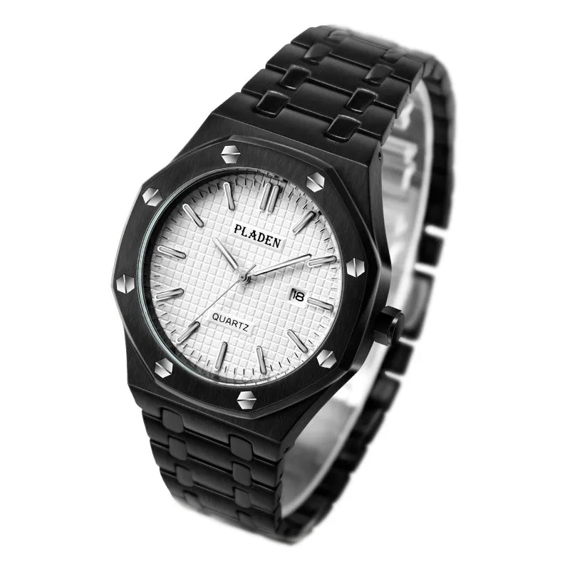 Business Geometric Butterfly Double Snap Quartz Men's Watches