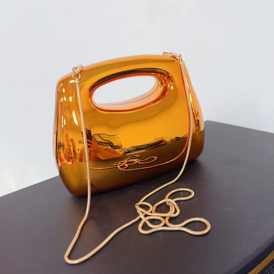 Women's Arylic Solid Color Streetwear Square Zipper Jelly Bag