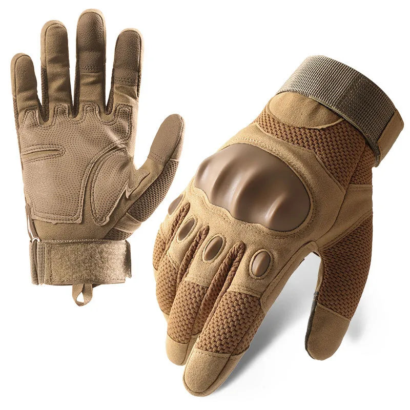 Tactical Gloves Men's Z192 Soft Shell Protective Pad Long Finger Touch Screen Fighting Non-slip Outdoor Military Fan Riding Gloves Men