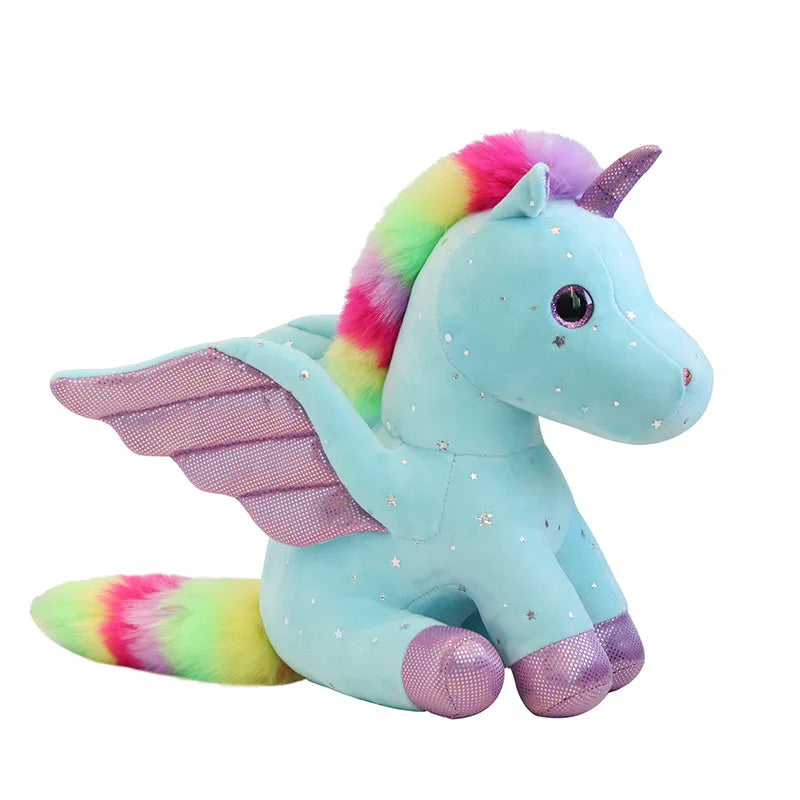 new Angel  rainbow horse children's toy doll doll plush toy doll mascot