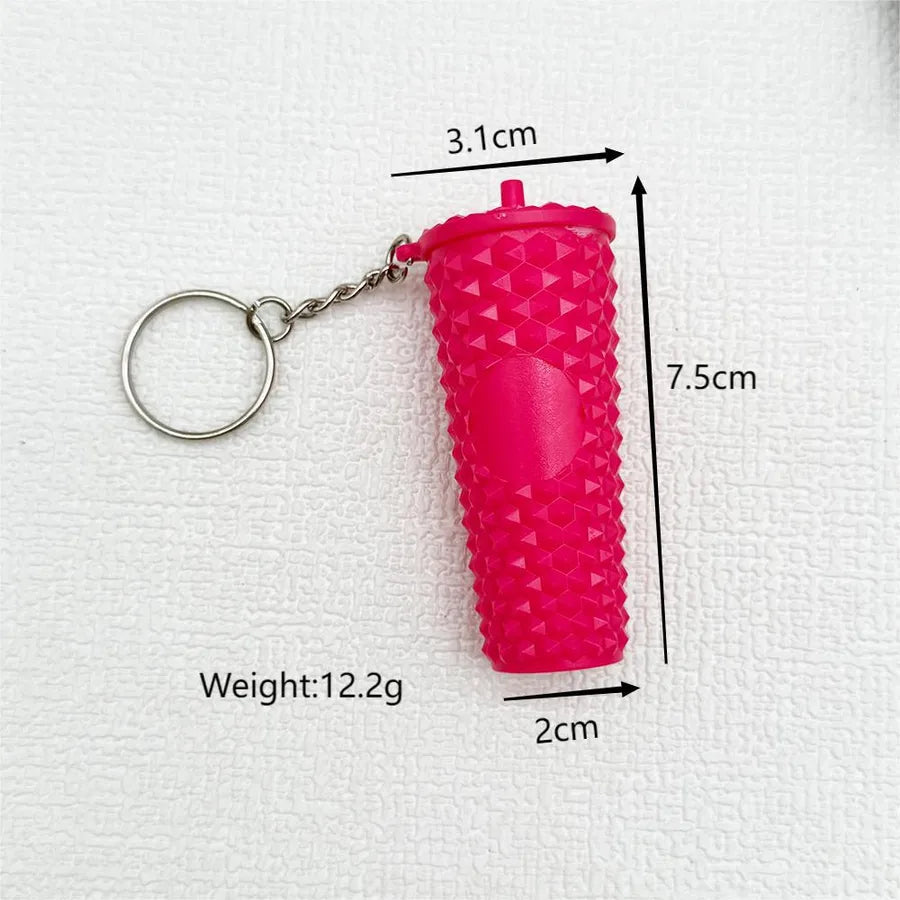 Simple Style Colorful Plastic Unisex Keychain