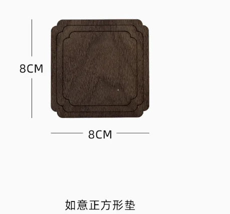 Retro Walnut Jewelry Display Stand Chinese Style Bracelet Earring Holder Ring Tray For Photography Accessories Showcase