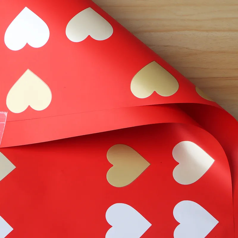 Casual Sweet Heart Shape Paper Date Festival Gift Wrapping Supplies Party Supplies Gift Wrapping Supplies 1 Set