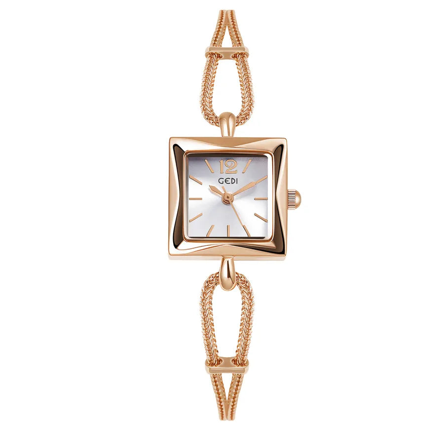 Streetwear Geometric Jewelry Buckle Quartz Women's Watches