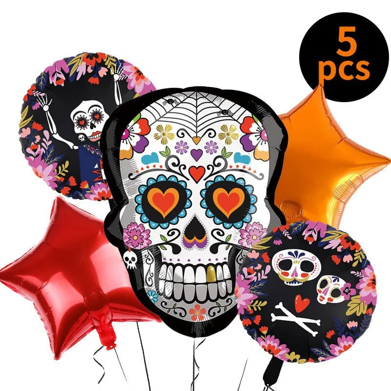 halloween geometric aluminum film party balloon