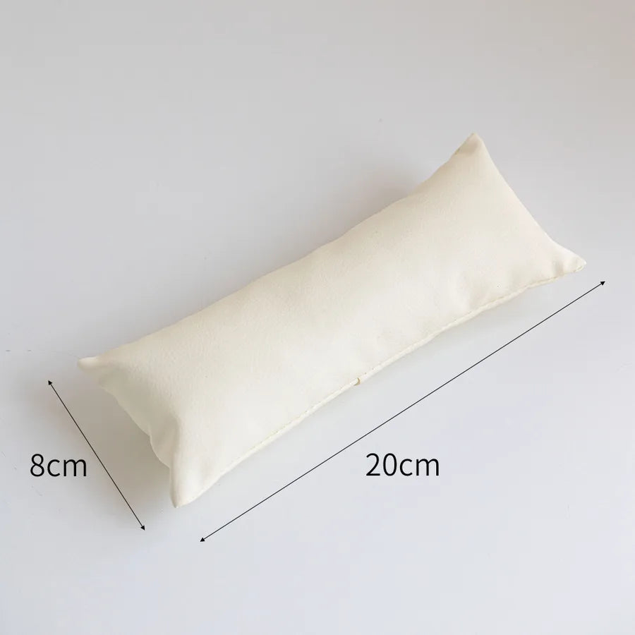 Velvet Fabric Bracelet Display Stand Counter Top Sponge Cushion Leather Surface Jewelry Accessory Premium Feeling Integrated Style