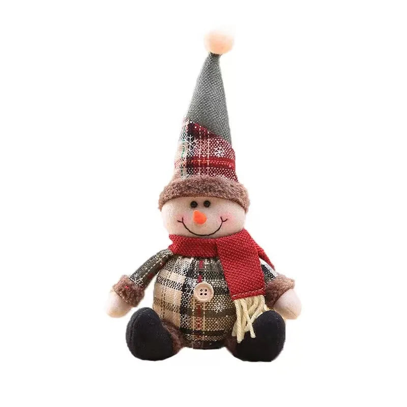 Christmas Cute Santa Claus Snowman Party Decorative Props