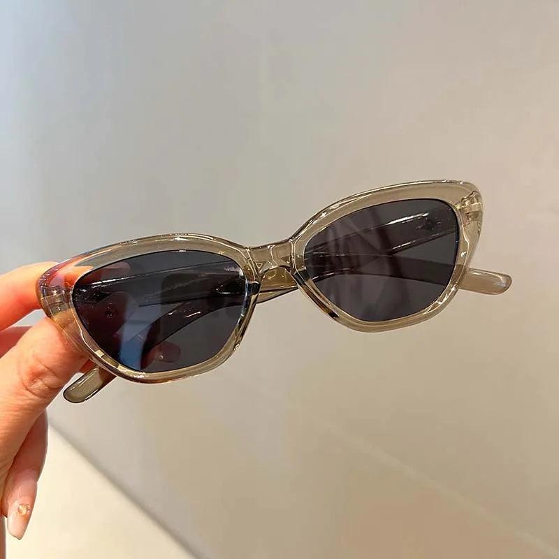 Children's new sunglasses simple frame color men and women treasure Han Feng ins round frame sunglasses clear travel style