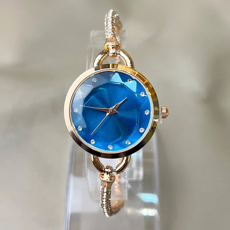 Simple Style Geometric Jewelry Buckle Quartz Women's Watches