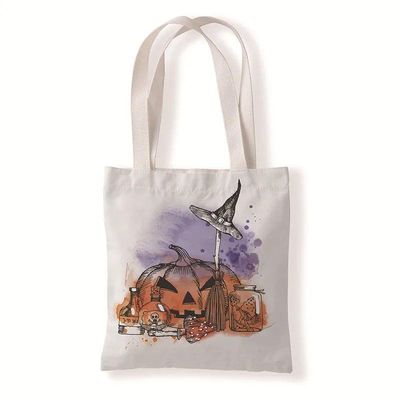 Women's Simple Style Color Block Shopping bags