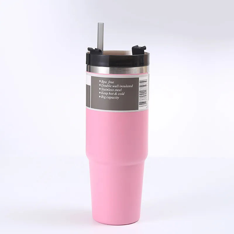casual solid color stainless steel water bottles 1 piece