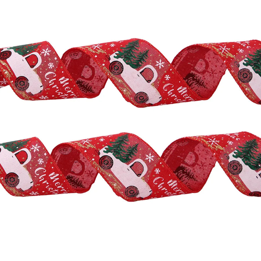 Christmas Casual Christmas Tree Car fine linen Party Decorative Props Gift Wrapping Supplies