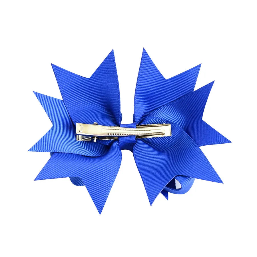 new simple flower fishtail bow hairpin set