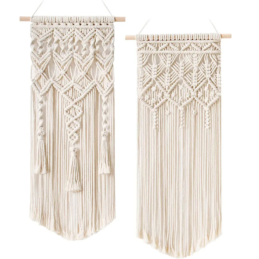 Nordic style woven tapestry div handicraft cotton rope decorative pendant simple B & B tapestry  hot supply