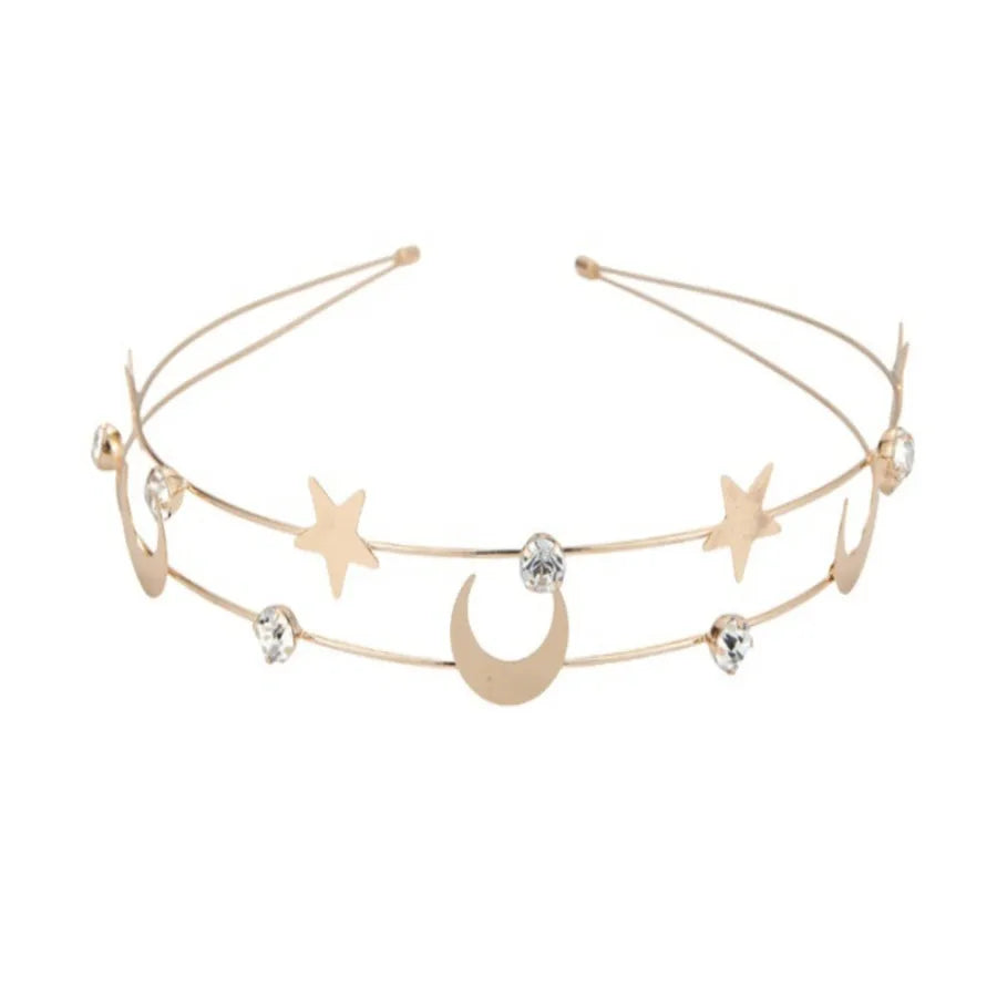 Elegant Women's Star Moon Alloy Hair Band