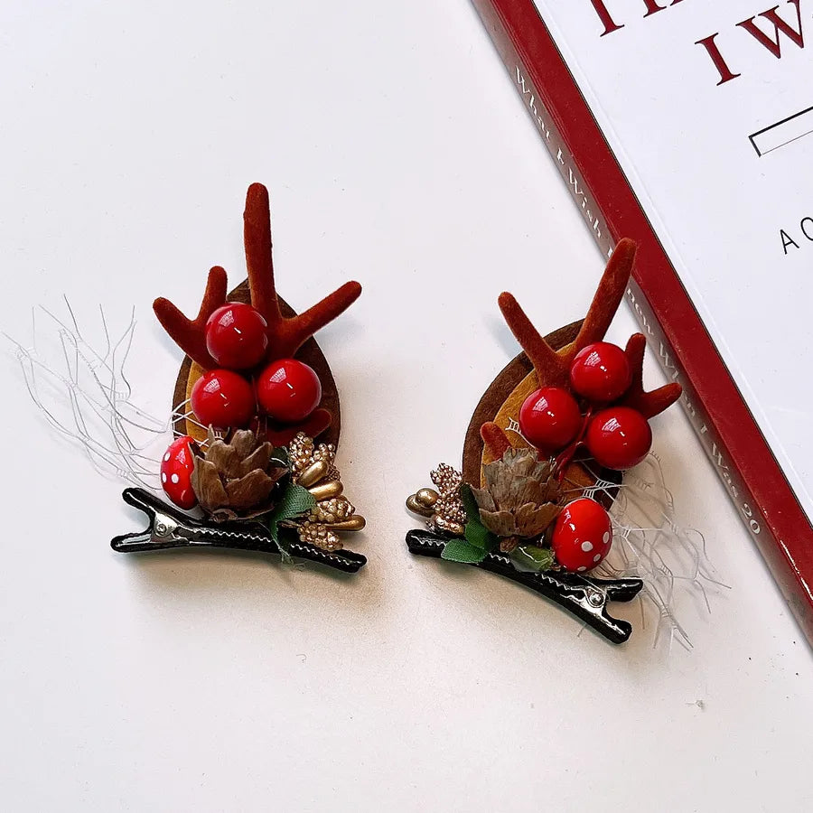 Christmas Fashion Women'S Antlers Hair Clip