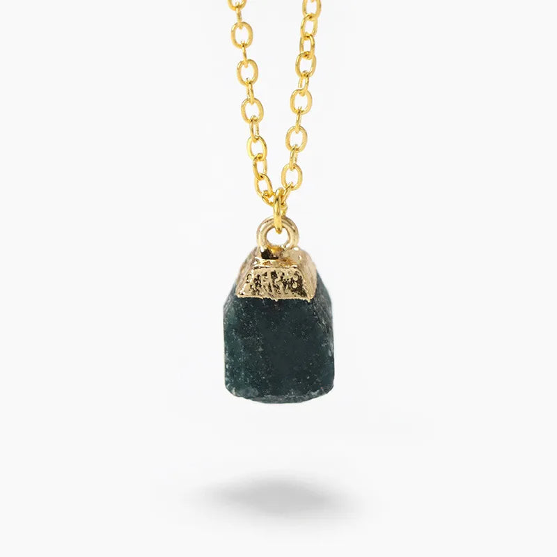 Sweet Geometric Alloy natural stone Pendant Necklace In Bulk