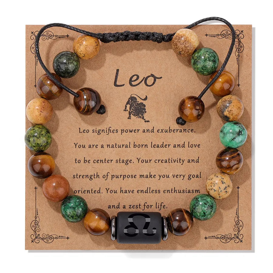 Simple Style Constellation natural stone Bracelets In Bulk