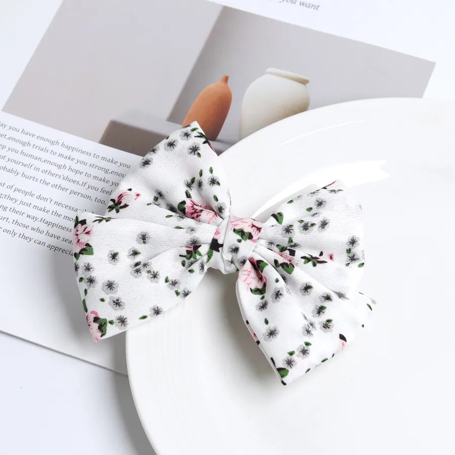 Lady Sweet Women's Floral Cloth Hair Clip