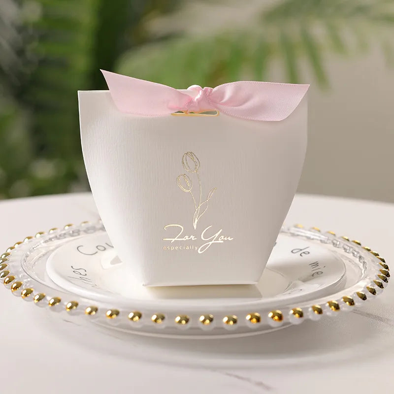 Valentine'S Day Casual Elegant Lady Bow Knot Paper Wedding Party Date Gift Bags Party Supplies Gift Wrapping Supplies 1 Piece