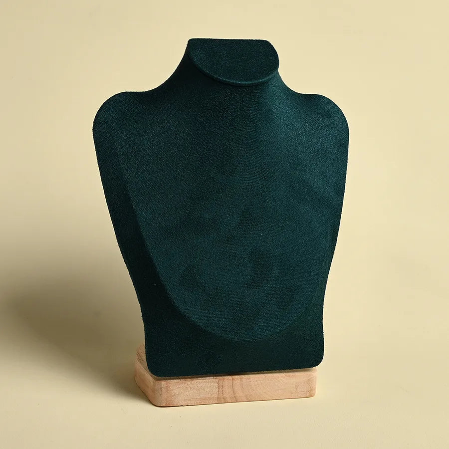 Wooden Mannequin Necklace Jewelry Display Stand Portrait Jewelry Accessory Showcase Handmade Simple Style All Season Universal