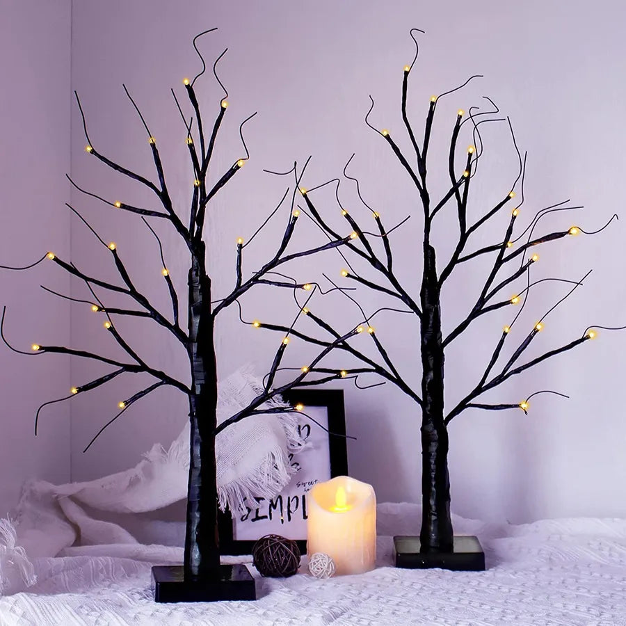 simple style artistic tree plastic indoor party lightings