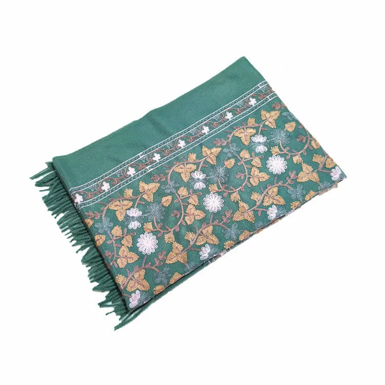 Women's Retro Ethnic Style Printing Imitation cashmere Scarf