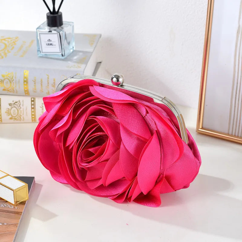 Elegant Floral Wedding Dress Handbag New Fashion QiPao Hanfu Bag Clutch Bag For Women Polyester Material Small Size