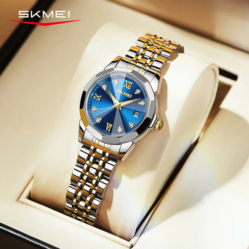 Business Geometric Butterfly Double Snap Quartz Women's Watches