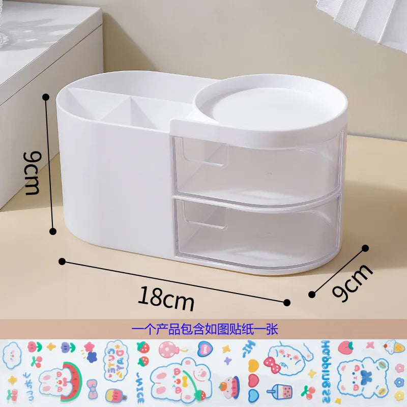 Solid Color PS Plastic Simple Style Storage Box