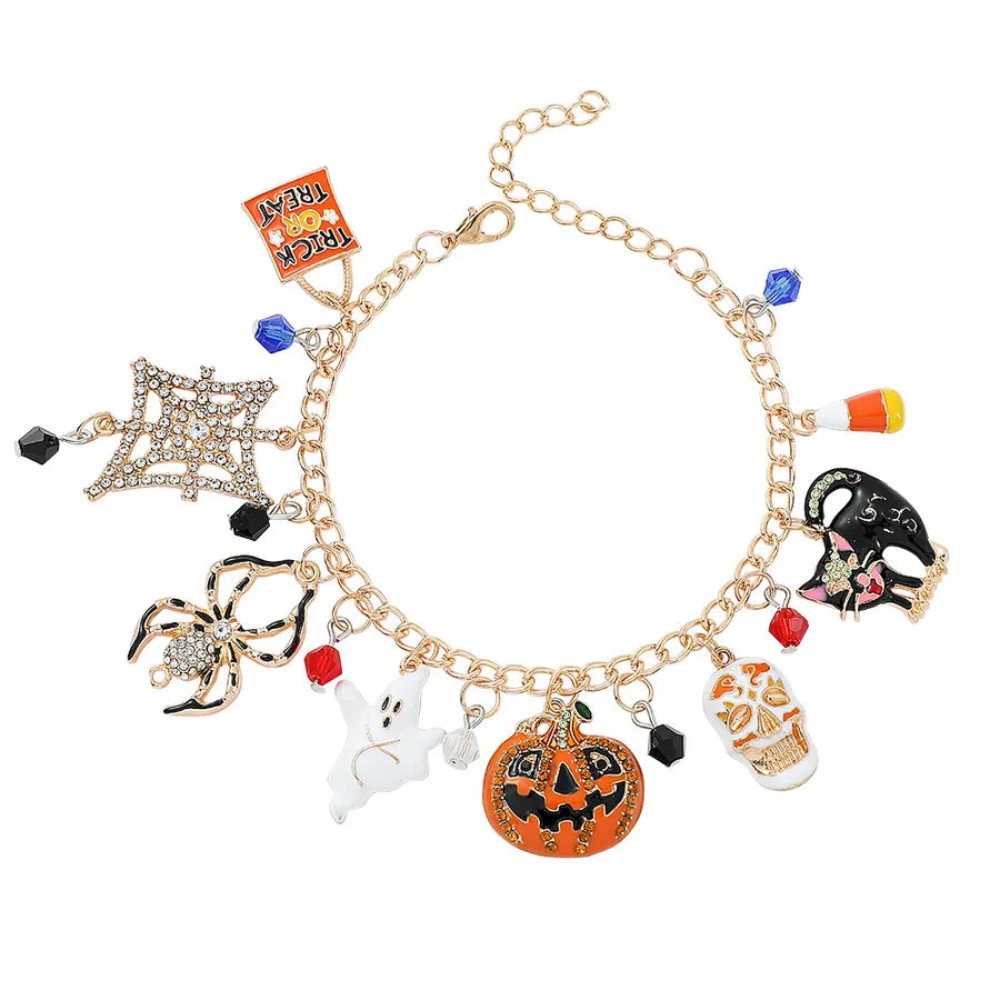 Cartoon Animation Horror Movie coraline Ghost Mother Halloween Pan Diy Beaded Bracelet Jewelry