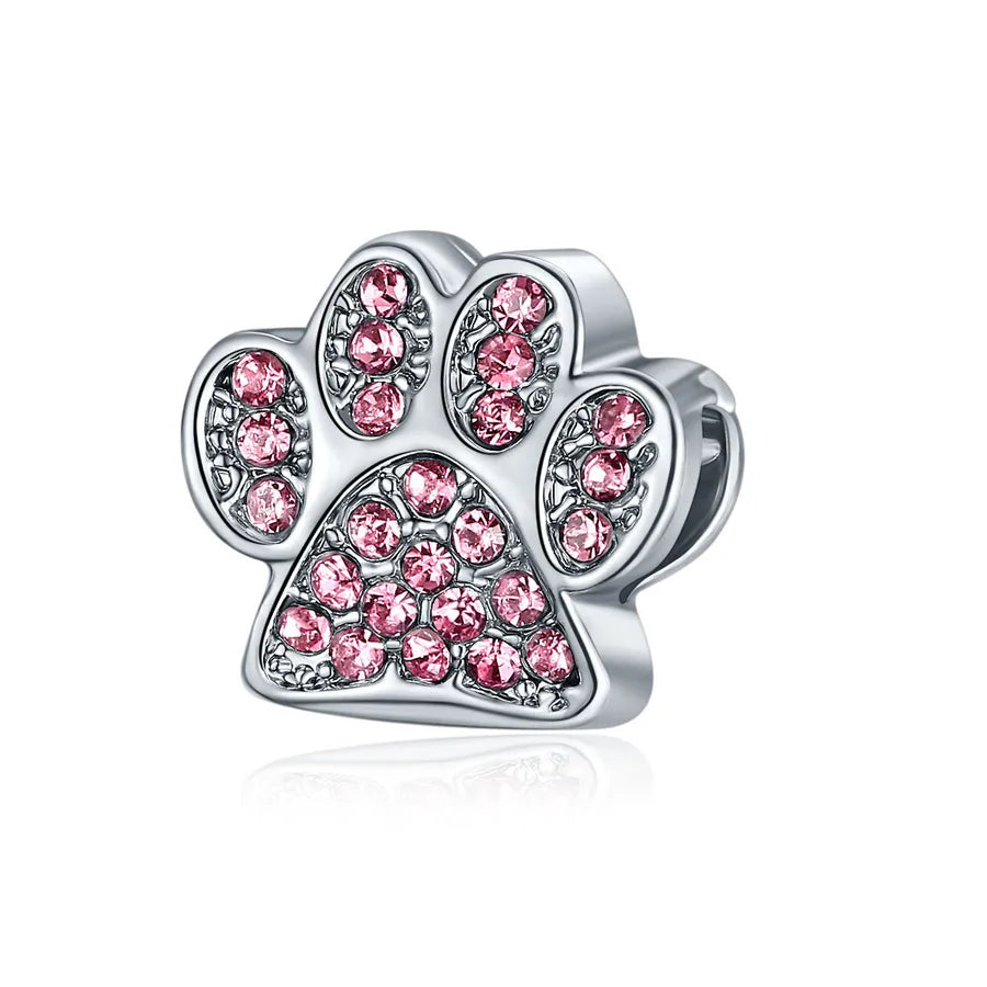 20 PCS/Package Diameter 10mm Alloy Letter Heart Shape Flower Beads