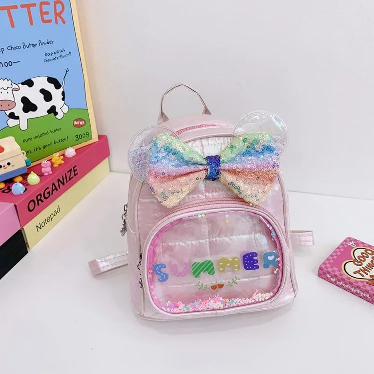 Bow Knot Casual School School Backpack Kids Backpack Functional Backpack