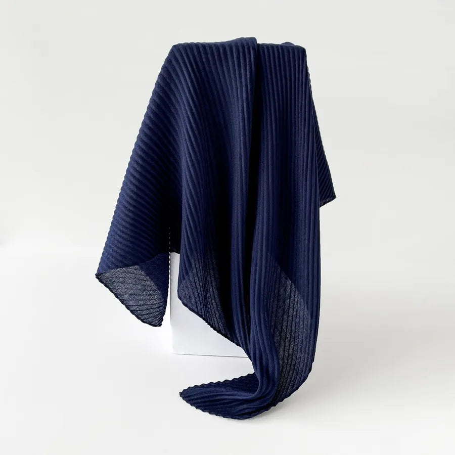 Women's Elegant Simple Style Solid Color Imitation cotton and linen Silk Scarf