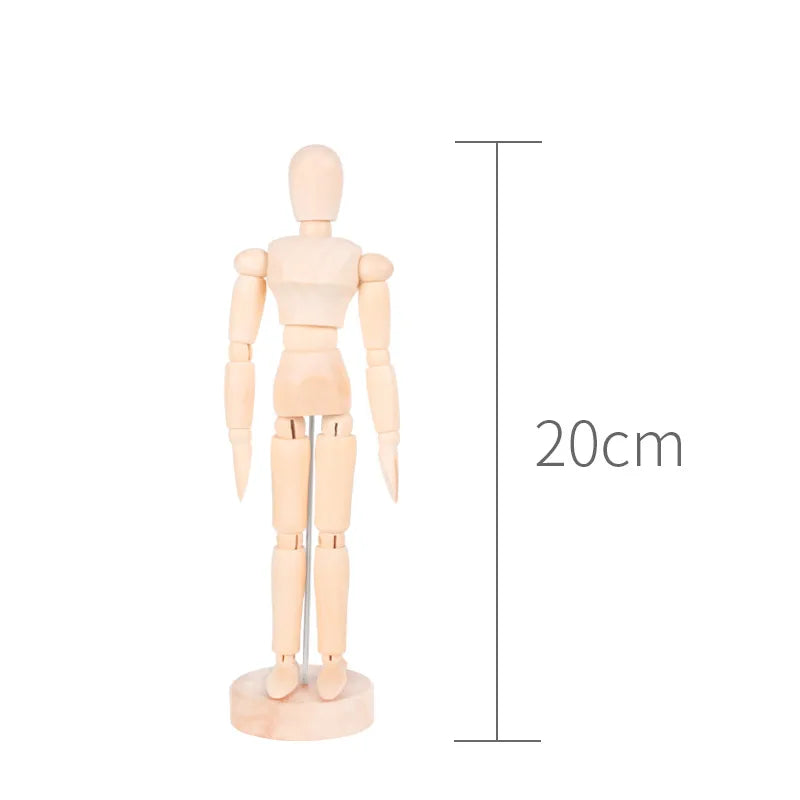 1 piece human hand casual daily wood simple style painting tools