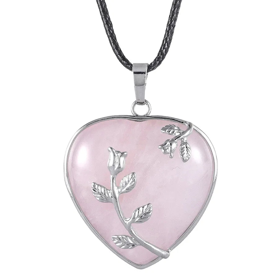 elegant streetwear heart shape crystal alloy wholesale charms