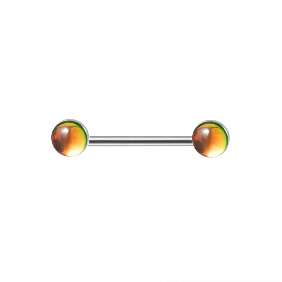 1 Piece Nipple Rings & Studs Casual Elegant Vacation Geometric 304 Stainless Steel Inlay Resin