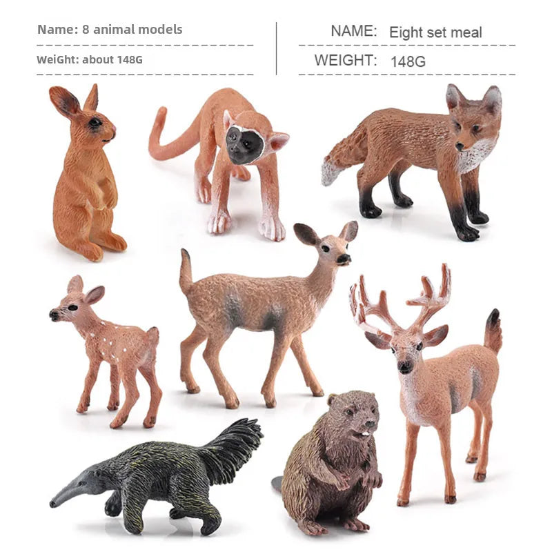 simulation mini farm poultry chicken duck goose cow gold small animal miniature model sand table ornaments wholesale