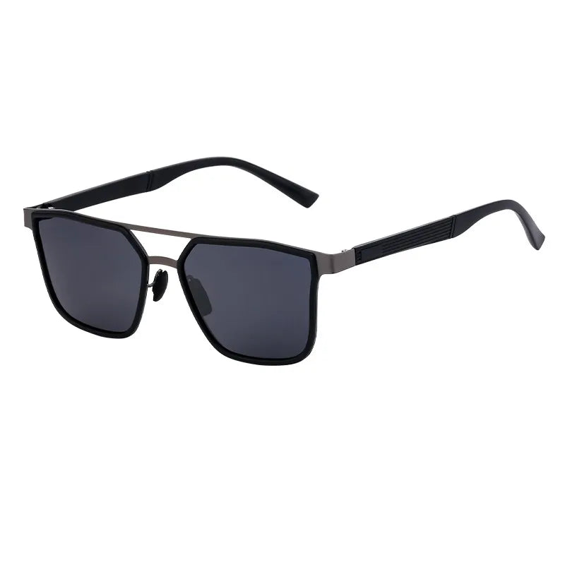 Streetwear Color Block Tac Square Full Frame Men's Sunglasses
