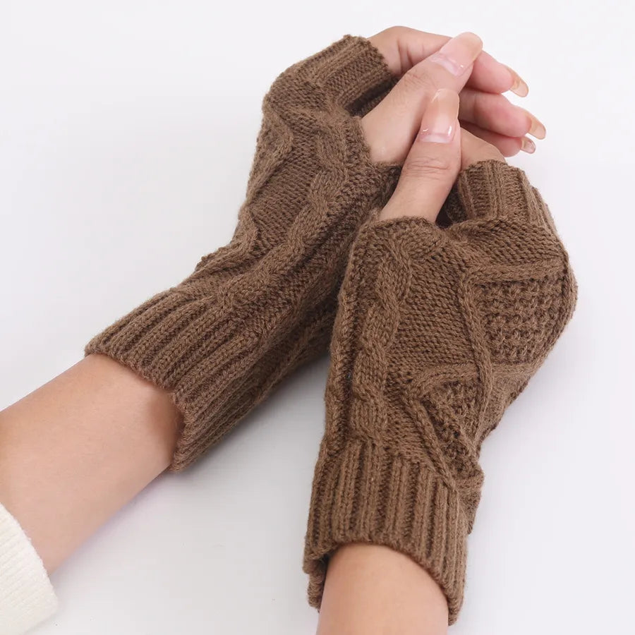 women's streetwear solid color gloves 1 pair