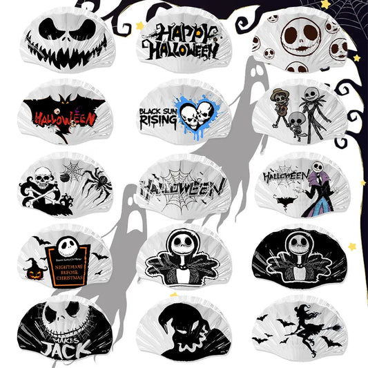 Halloween Shark Hair Clip Scary Skeleton Design Christmas Nightmare Before Christmas Ghost Hair Accessories Dark Style Acrylic