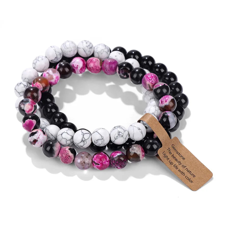 Simple Style Fruit natural stone Crystal Bracelets In Bulk