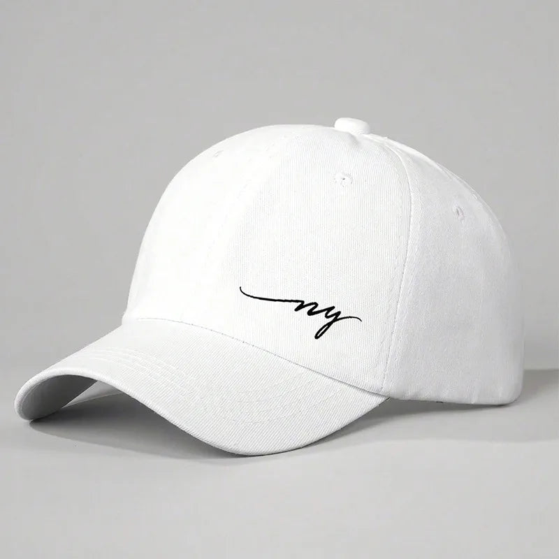 Unisex Casual Classic Style Solid Color Curved Eaves Baseball Cap