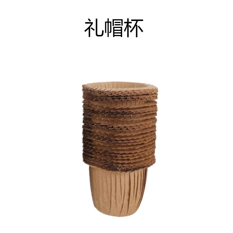simple style solid color paper cake cups
