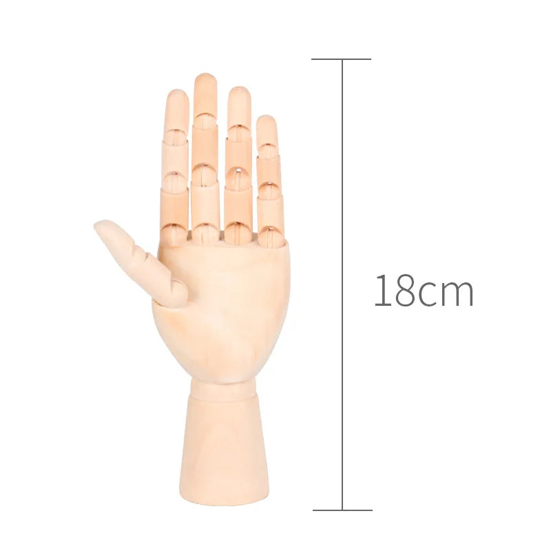 1 piece human hand casual daily wood simple style painting tools