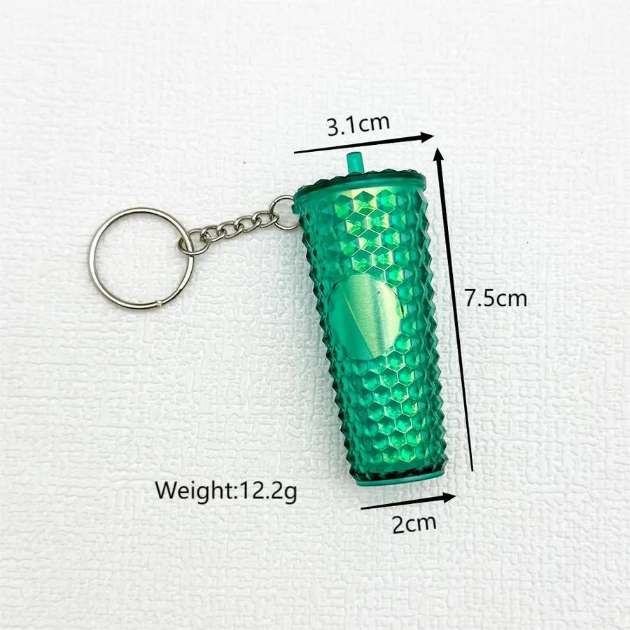 Simple Style Colorful Plastic Unisex Keychain