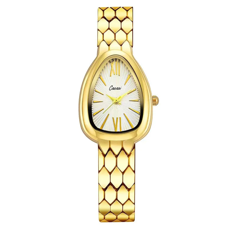 Retro Commute Solid Color Jewelry Buckle Quartz Watch