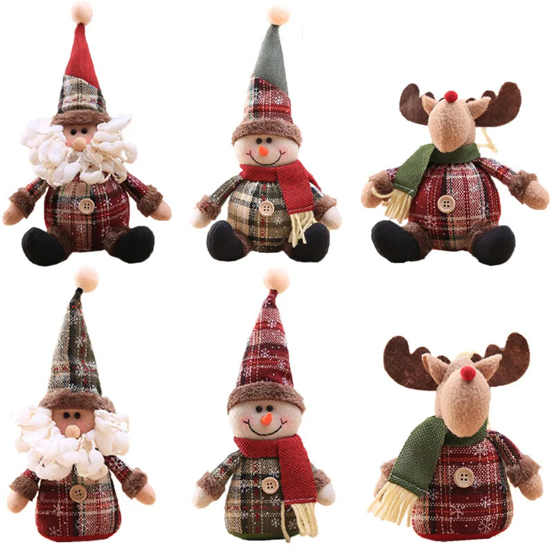Christmas Cute Santa Claus Snowman Party Decorative Props