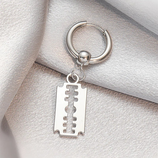 1 piece fashion geometric stainless steel alloy earrings